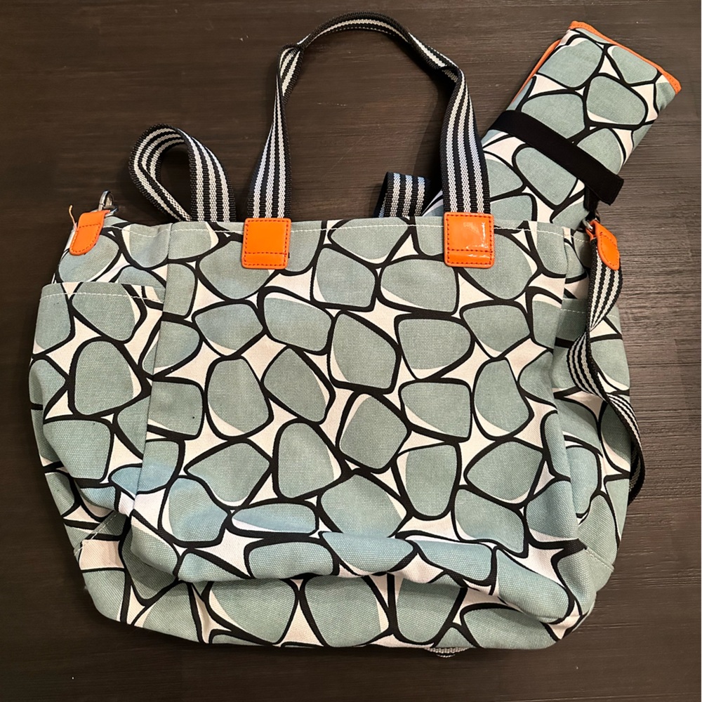 DVF x babyGap diaper bag and changing pad, new